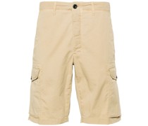 textured cotton cargo shorts