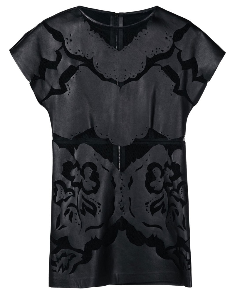 Andrea Bogosian Damen Minikleid mit transparenten Einsätzen