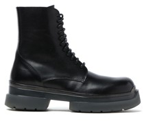 Bikerstiefel mit Schnürung