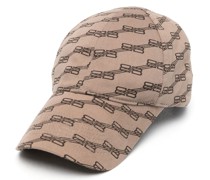 Baseballkappe mit Monogramm-Print