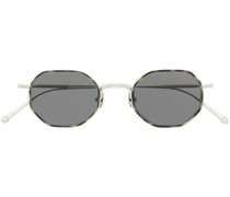 Sonnenbrille mit geometrischem Gestell