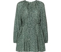 Ausgestelltes Kleid mit Blumen-Print