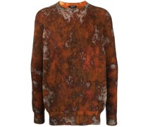 Gerippter Pullover mit Boreal-Print