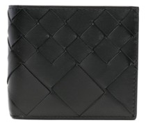 Intrecciato bi-fold leather wallet