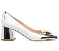 Pumps mit eckiger Kappe