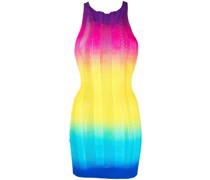 Gestricktes Minikleid mit Ombré-Wirkung