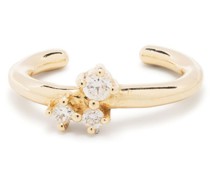 18kt Ear Cuff aus Gelbgold mit Diamanten