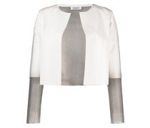Offene Cropped-Jacke
