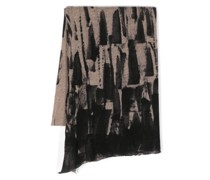 Seidenschal mit abstraktem Print