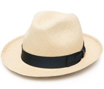 Strohhut mit Zierband