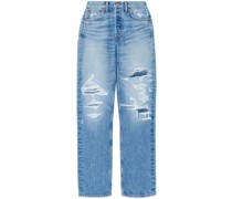 Lockere High-Waist-Jeans