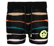 Gestreifte Strick-Shorts