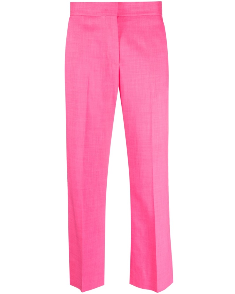 MSGM Damen Cropped-Hose mit hohem Bund