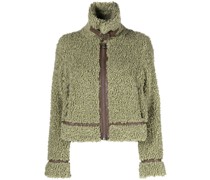 Bomberjacke mit Faux Shearling