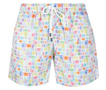 Badehose mit grafischem Print