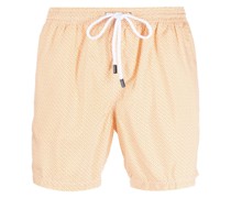 Badeshorts mit grafischem Print