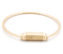 14kt Gelbgoldarmband mit Diamanten