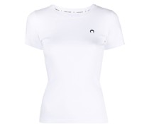 T-Shirt mit Sichelmond-Muster