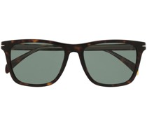 Sonnenbrille mit eckigem Gestell