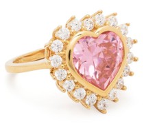 Vergoldeter Heart Ring