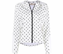 Kapuzenjacke mit Logo-Print