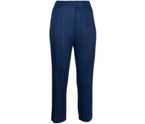 Plissierte Tapered-Hose