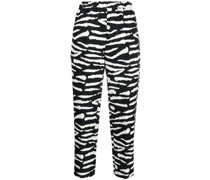 Hose mit Zebra-Print