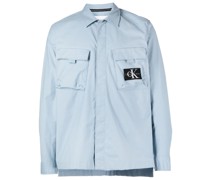 Hemdjacke mit Logo-Patch