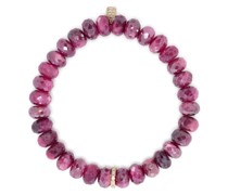 14kt Gelbgoldarmband mit Diamanten