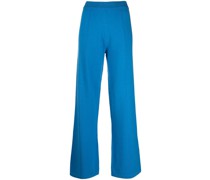 Fein gestrickte Hose mit weitem Bein
