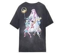 T-Shirt mit Anime-Print