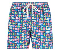 Badeshorts mit Süßigkeiten-Print