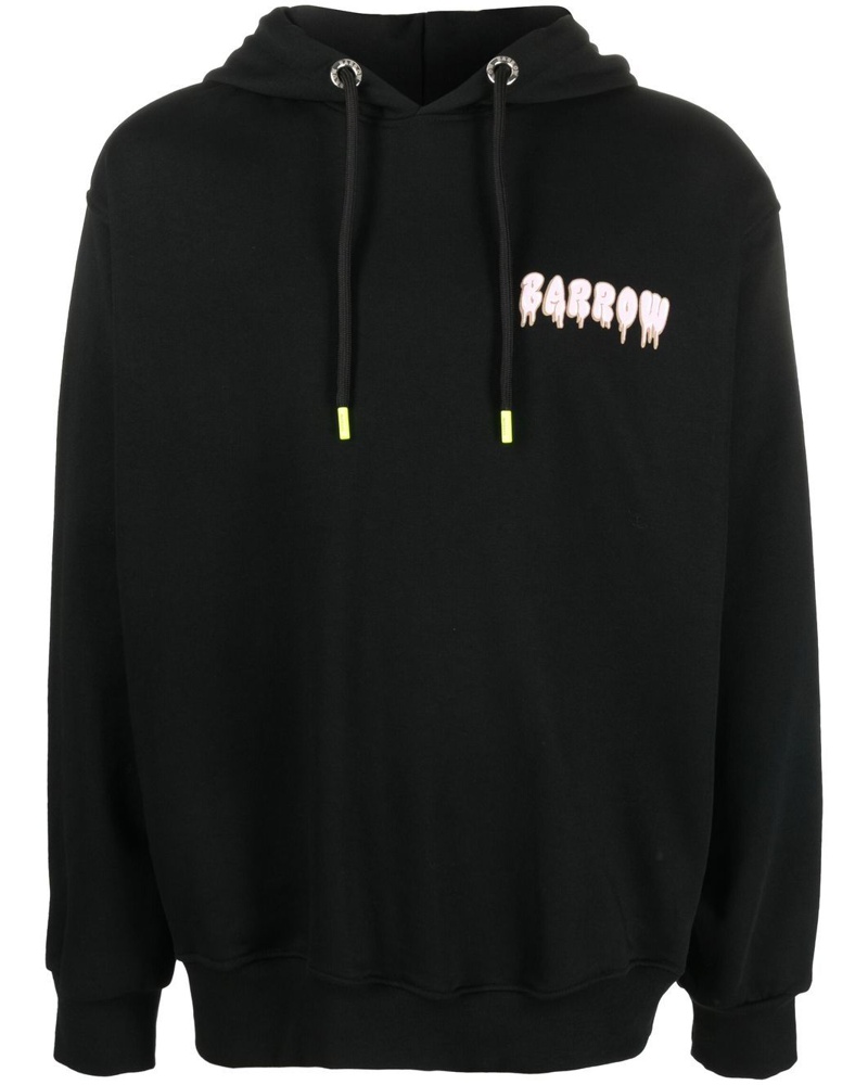 BARROW Damen logo-print pullover hoodie