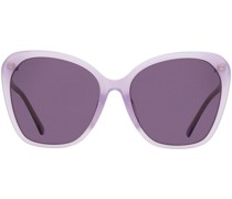 Butterfly-Sonnenbrille im Oversized-Look