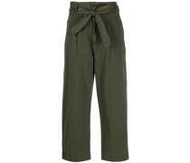 The Great. Cropped-Hose mit Schnürung