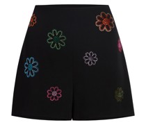 Seidenshorts mit Stickerei