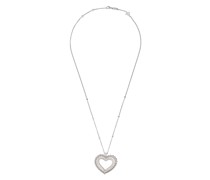 18kt Precious Lace Cœur Weißgoldhalskette