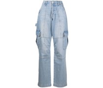 Gerade High-Rise-Jeans