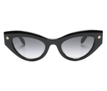 Cat-Eye-Sonnenbrille mit spitzen Nieten