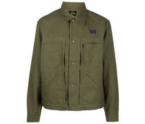 Hemdjacke mit aufgesticktem Schmetterling