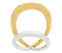 'Surma' Ring aus Silber und Gelbgold-Vermeil