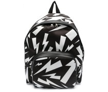 Rucksack mit Blitz-Print