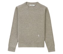 Pullover mit Logo-Stickerei