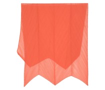 Semi-transparenter Schal mit Falten