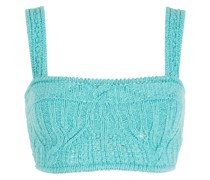 crochet-style crop top
