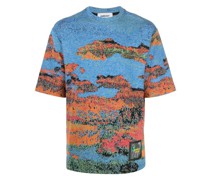 T-Shirt mit Jacquardmuster