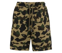 A BATHING APE® camouflage-print cotton-blend shorts