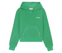Hoodie aus Fleece mit Logo
