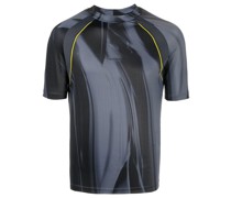 Schmales T-Shirt mit Logo-Print