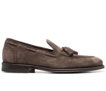 Loafer aus Wildleder mit Quasten